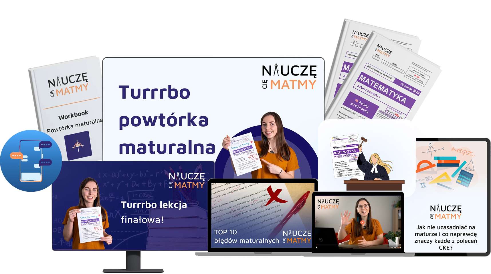 pakiet produktów dołączanych do turrrbo powtórki maturalnej