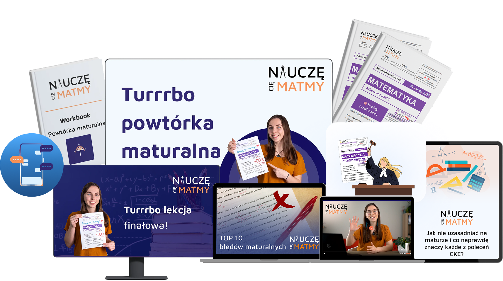 Pakiet produktów dołączanych do turrrbo powtórki maturalnej