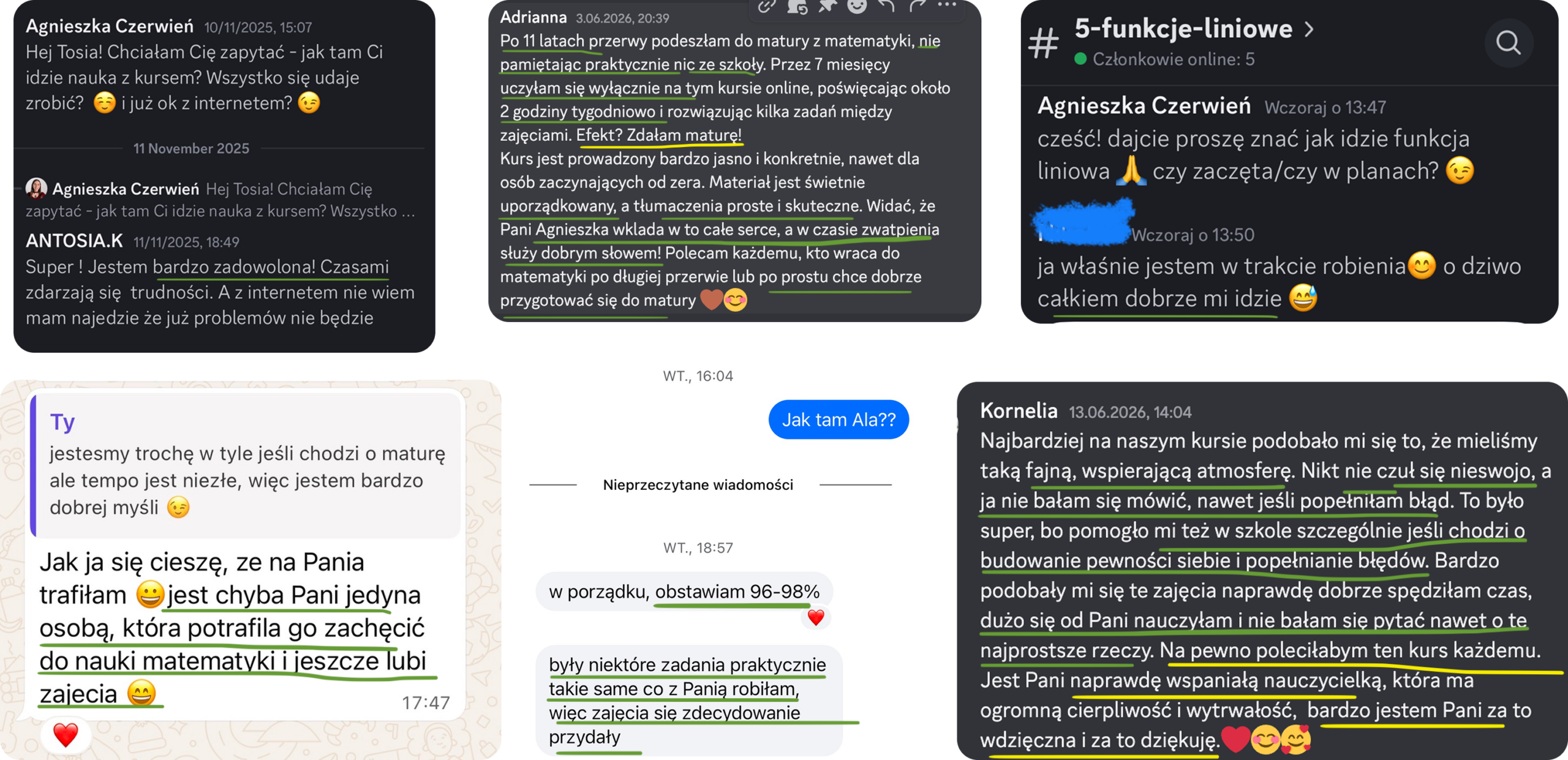 opinie uczniów