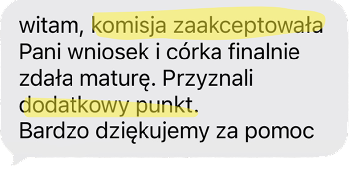 dobra opinia o odwołaniu od matury z matematyki 2